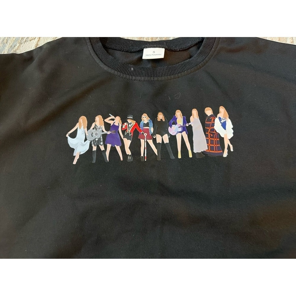 taylor swift graphic sweatshirt eras tour swiftie small‎